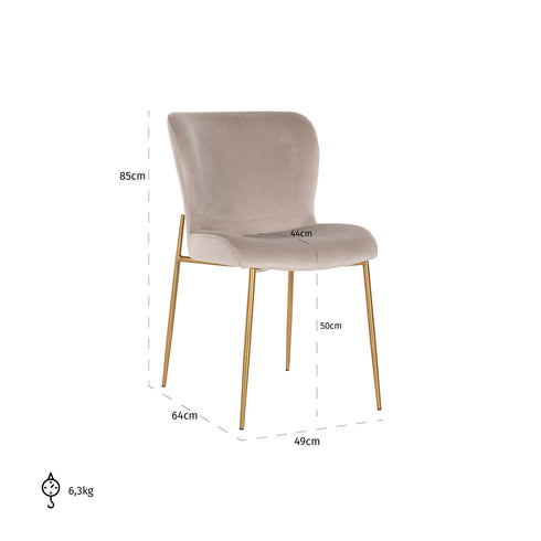 Dessa Taupe Chair